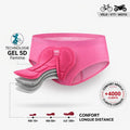 GSX Gel 5D Ozalo® Padded Cycling Underwear – Classic Brief Cut