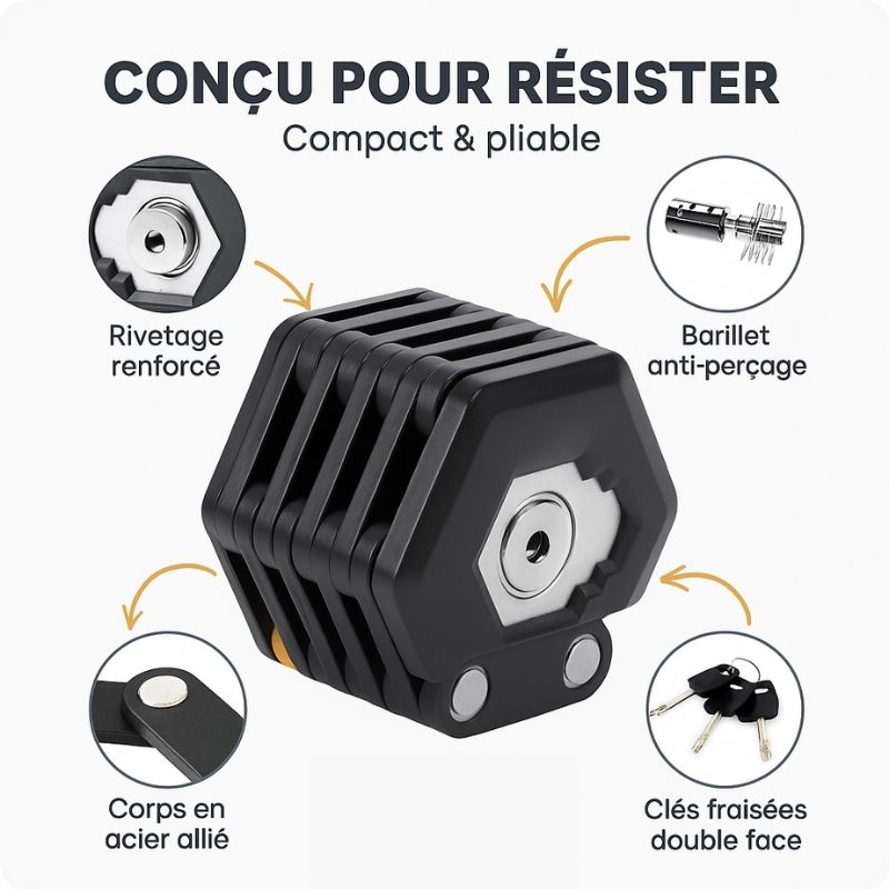 Antivol vélo Ozalo Powerlock™