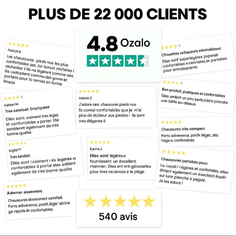 Ozalo™ Chaussures Barefoot avis clients