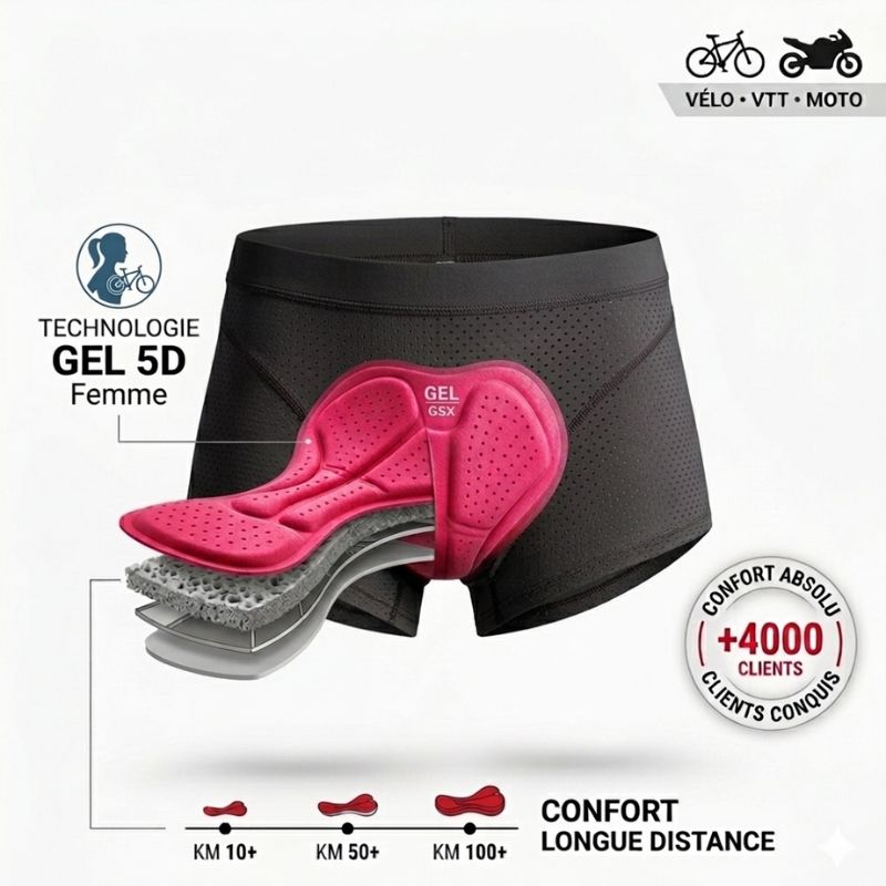 Culotte femme Gel 5D Ozalo™