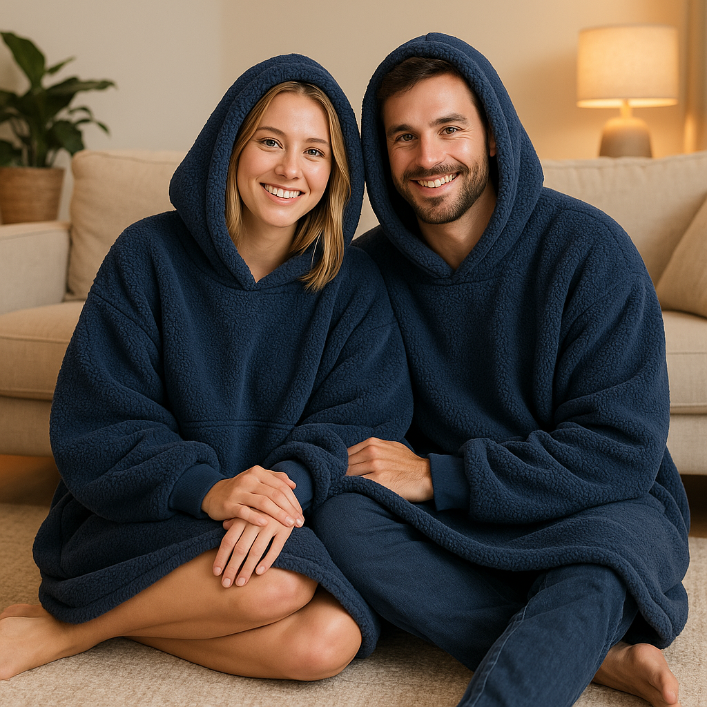 Sweat Plaid Sherpa Ozalo™ – Ultra-doux, Taille Unique
