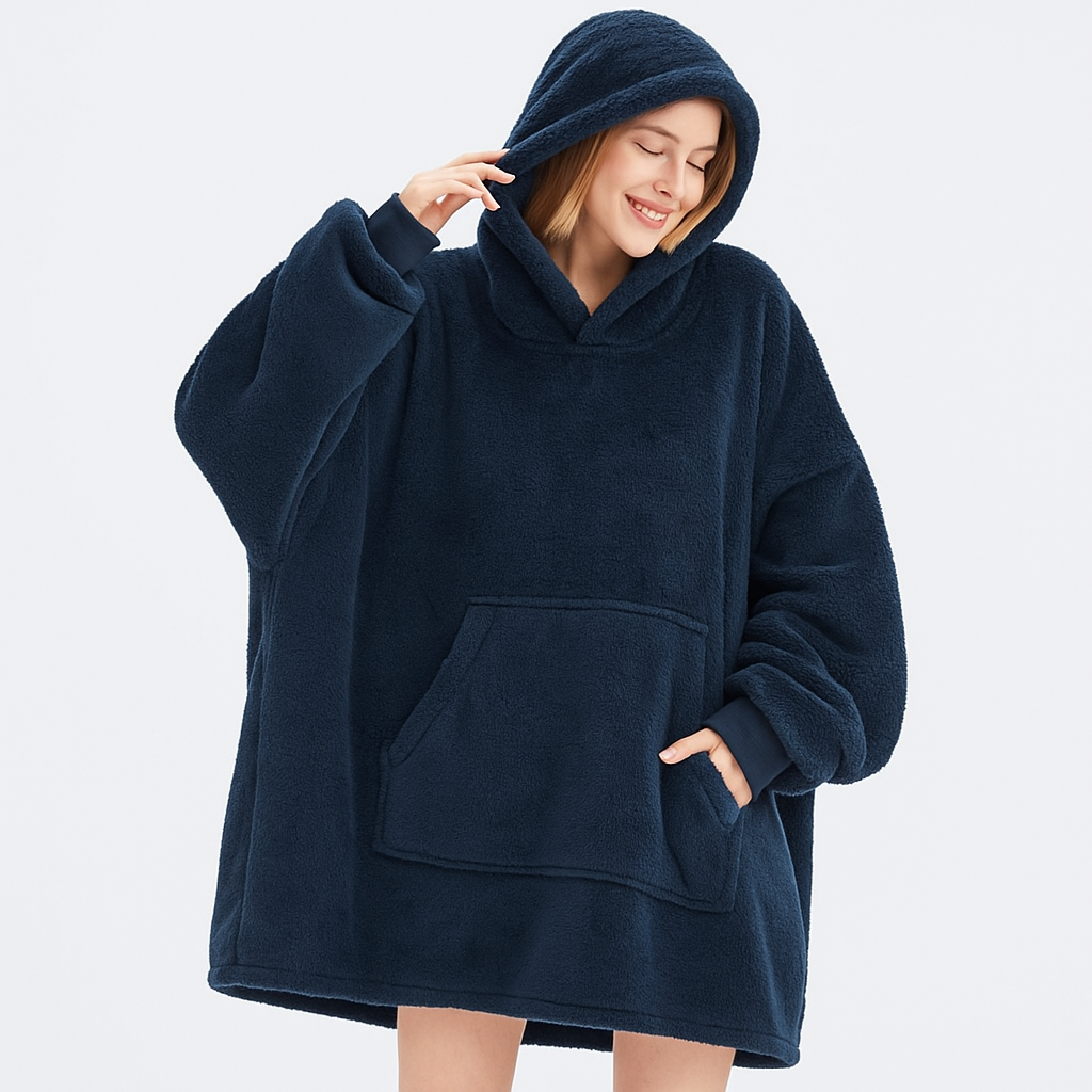 Sweat Plaid Sherpa Ozalo™ – Ultra-doux, Taille Unique