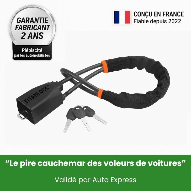 Ozalo TitaneLock™ - Antivol de voiture