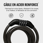antivol de vélo à code 