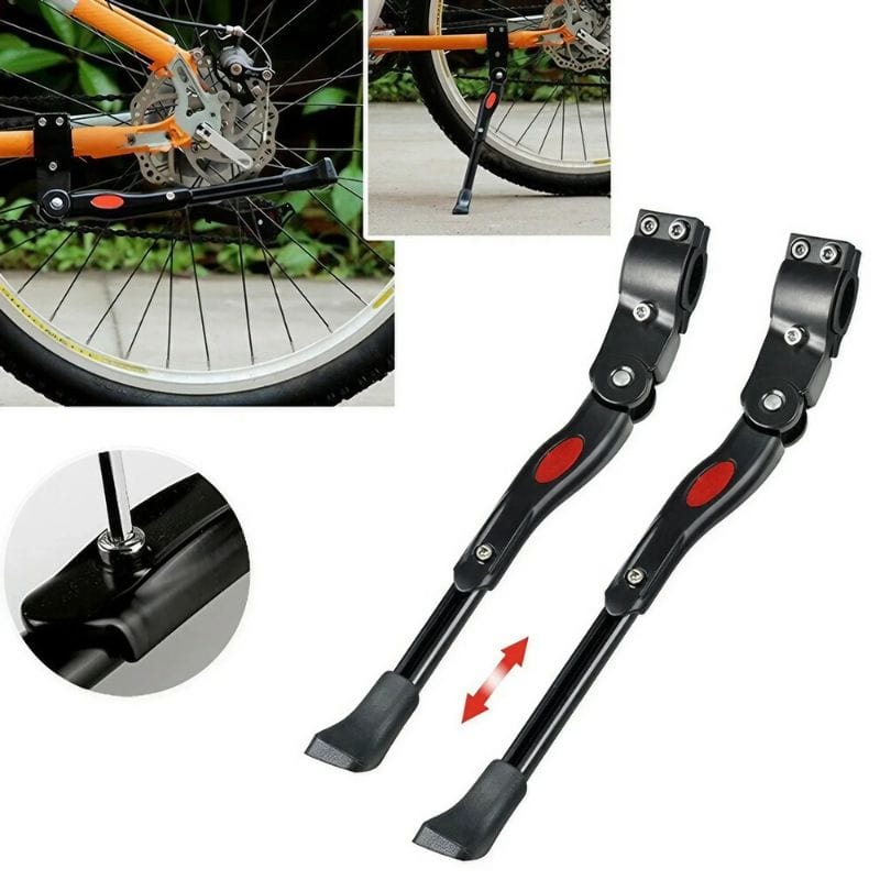 Béquille de vélo fixation 
