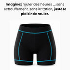 Short cycliste femme Gel 5D Ozalo®
