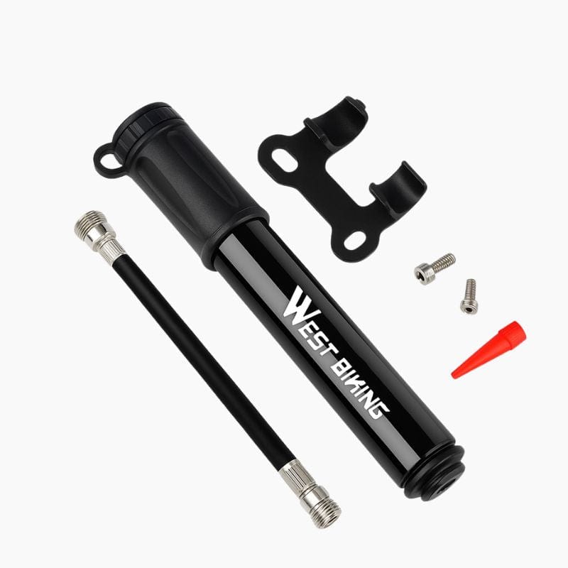 Mini pompe à main aluminium détails