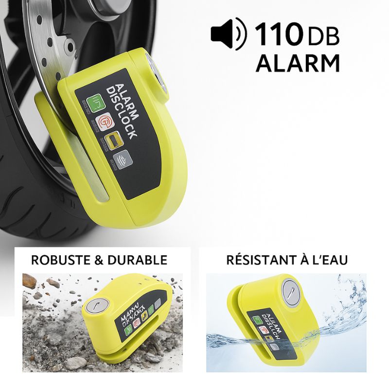 Bloque-disque alarme