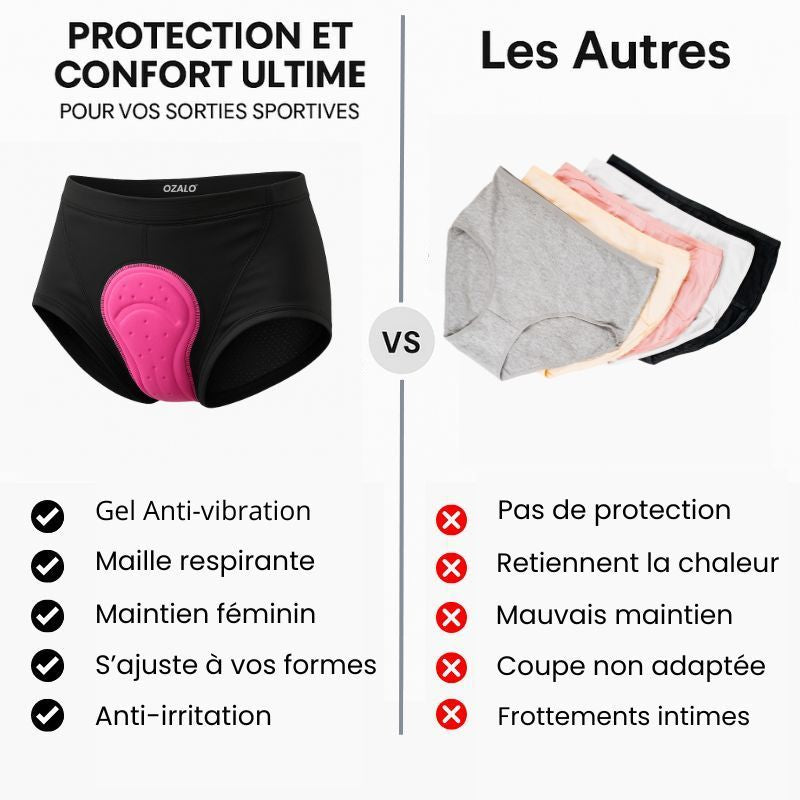 Women's Gel 5D Culotte Ozalo Gsx™ – The first culotte truly designed for the road.
