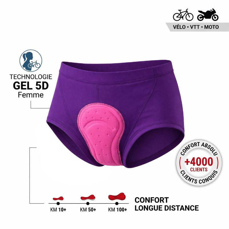 Culotte GSX Gel 5D Ozalo® - Coupe Shorty