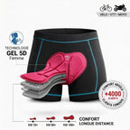 Short cycliste femme Gel 5D Ozalo®
