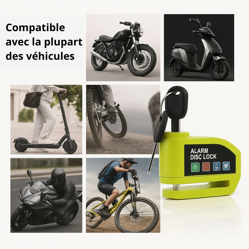 Bloque-disque alarme
