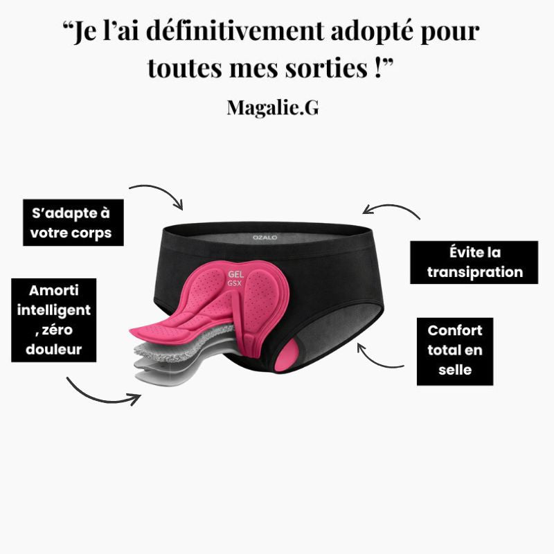 Culotte GSX Gel 5D Ozalo® - Coupe Classique