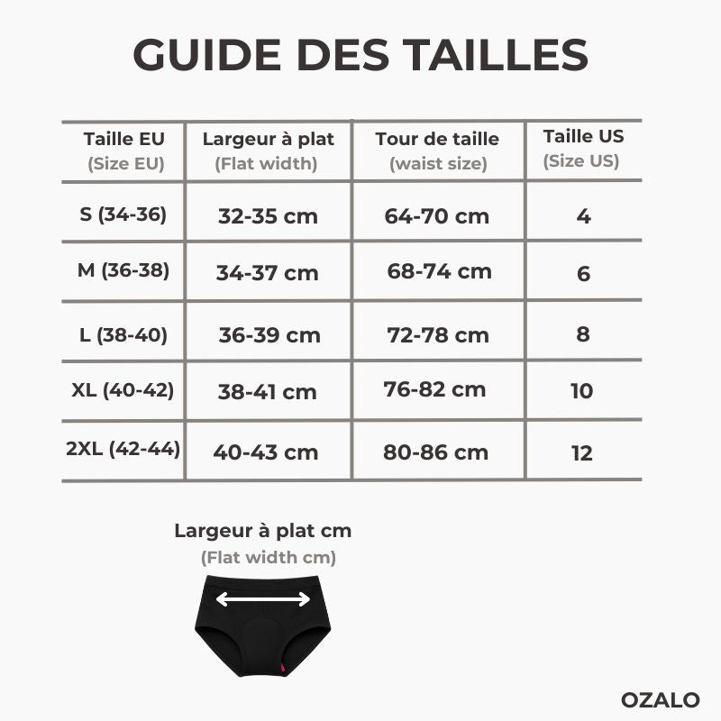 Culotte femme Gel 5D Ozalo™