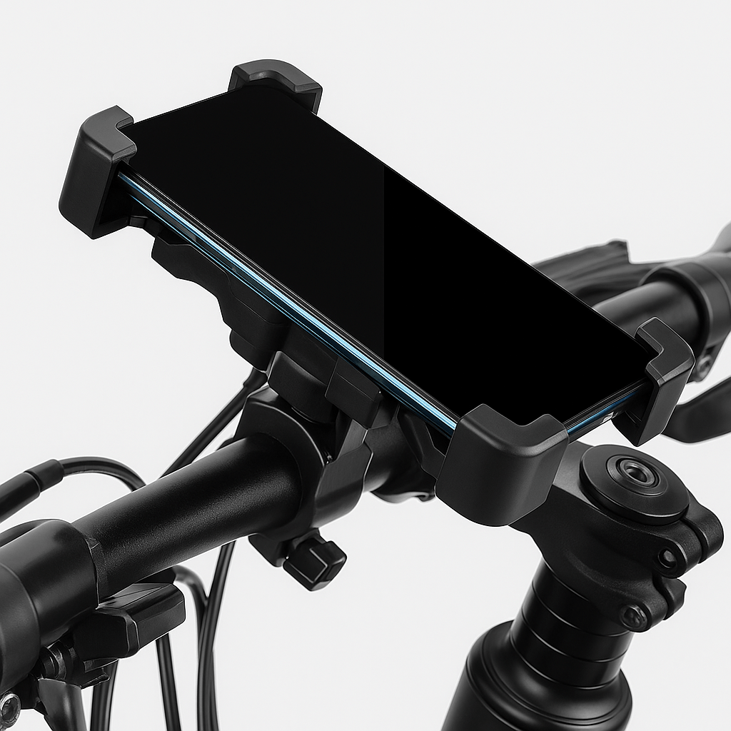 support téléphone sur guidon de vélo 