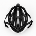 Casque OZALO SUPERIDE ULTRALIGHT blanc vue de dessous 
