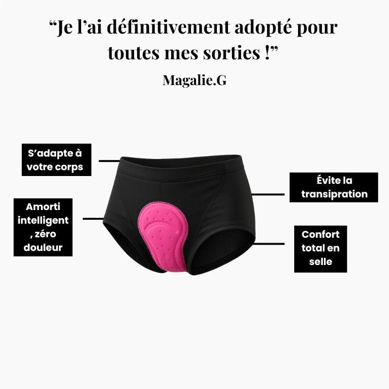 Culotte femme Gel 5D Ozalo noir 
