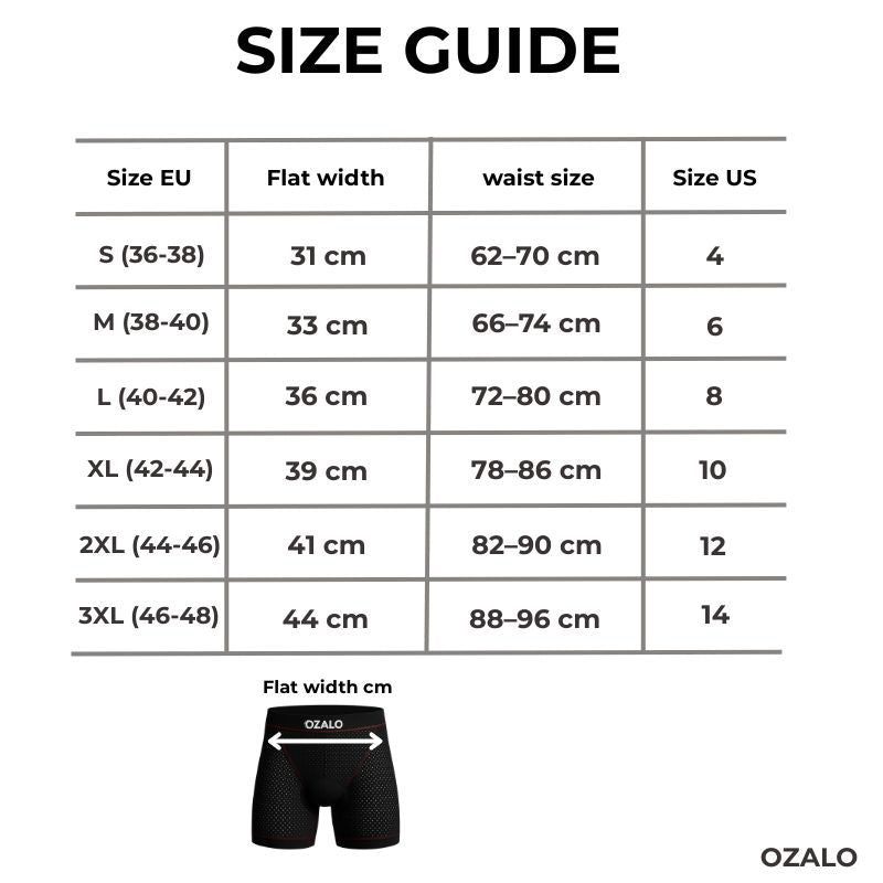 Boxer Gel 5D Ozalo GSX™— Conforto imediato para conduzir mais longe.