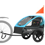 Foldable Parent-Child Trailer, Rear-Mounted Child-Carrying Trailer for Mountain Bikes Hiking Stroller Seat