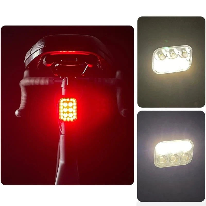 Kit Lumière Vélo Avant/Arrière – Rechargeable et Puissant