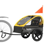 Foldable Parent-Child Trailer, Rear-Mounted Child-Carrying Trailer for Mountain Bikes Hiking Stroller Seat