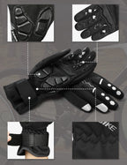 Gants vélo hiver gel 5 mm — imperméables, tactiles et réfléchissants