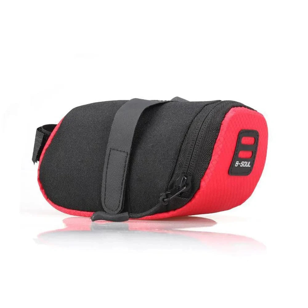 sacoche de selle en nylon rouge