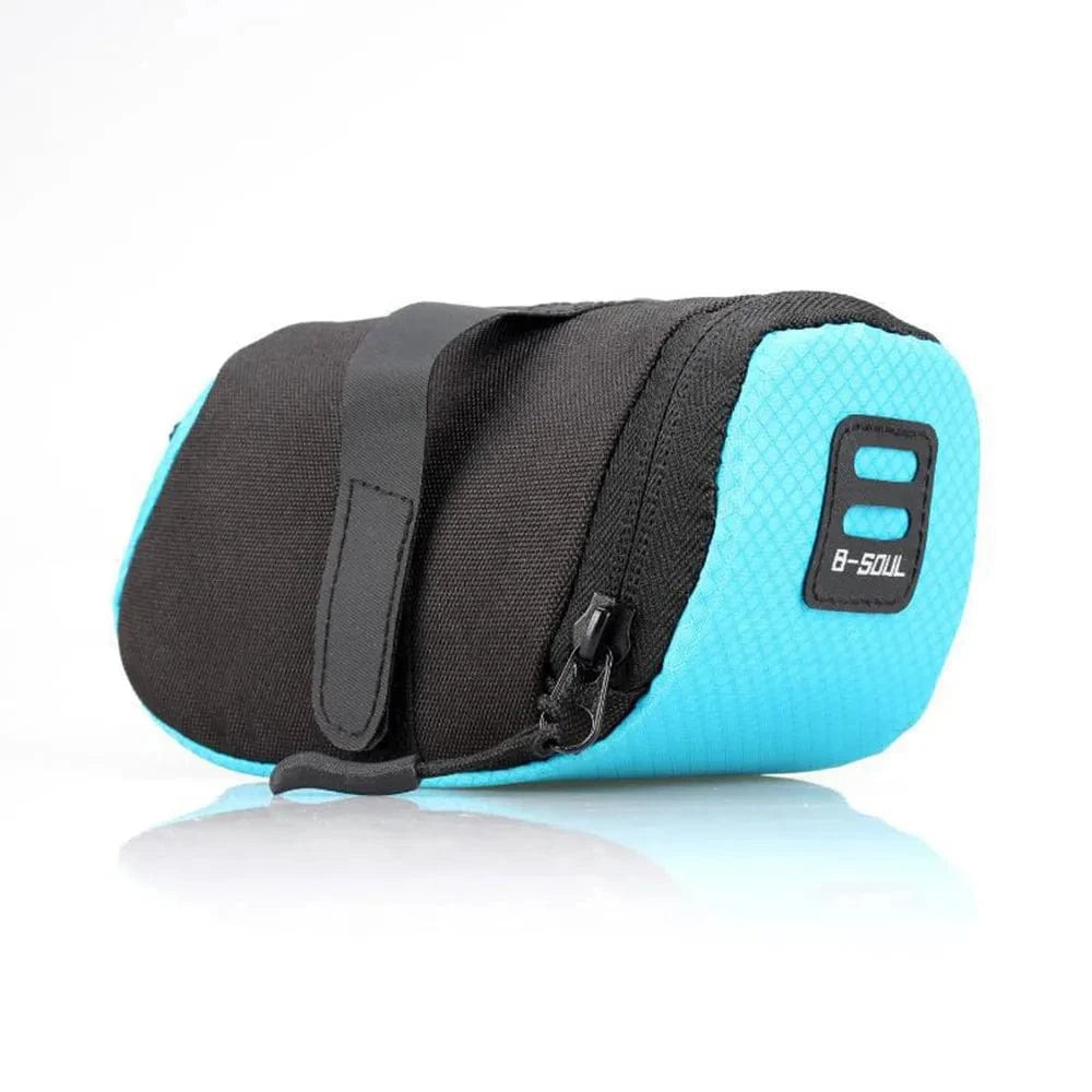 sacoche de selle en nylon bleu 