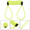 Fluorescent reminder cable for 110dB alarm disc lock Ozalo