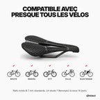 Selle R-3D compatible route, gravel, VTT, ville et électrique
