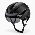 Casque vélo LED noir et blanc