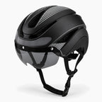 Casque vélo LED noir et blanc