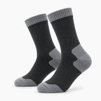 Chaussettes vélo imperméables gris anthracite