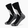Chaussettes vélo imperméables noir et gris chiné