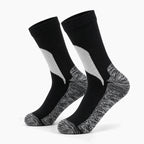 Chaussettes vélo imperméables noir et gris chiné