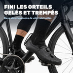 Chaussettes vélo imperméables et chaudes