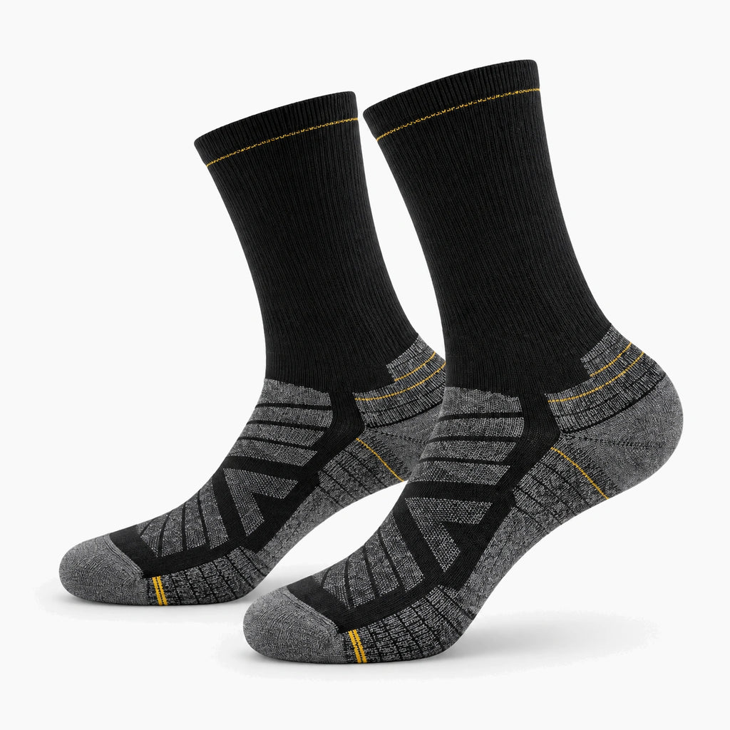 Chaussettes vélo laine mérinos noires