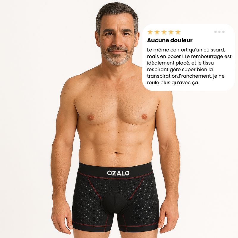 Boxer Gel 5D Ozalo GSX™— Conforto imediato para conduzir mais longe.