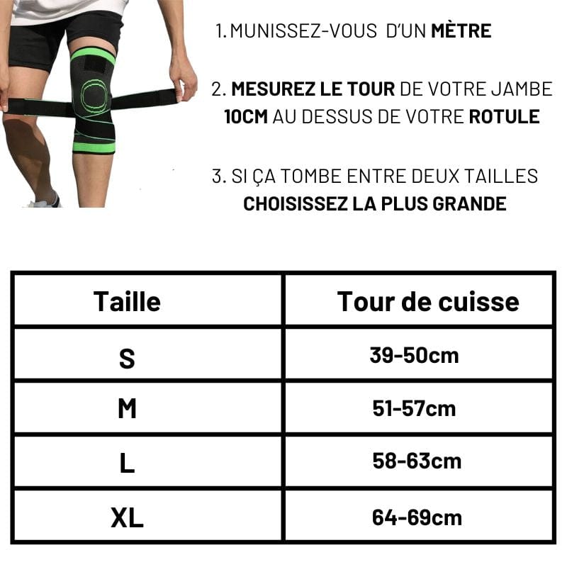 Genouillère de compression anti-douleur Ozalo™