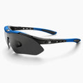 Lunettes vélo polarisées noir et bleu