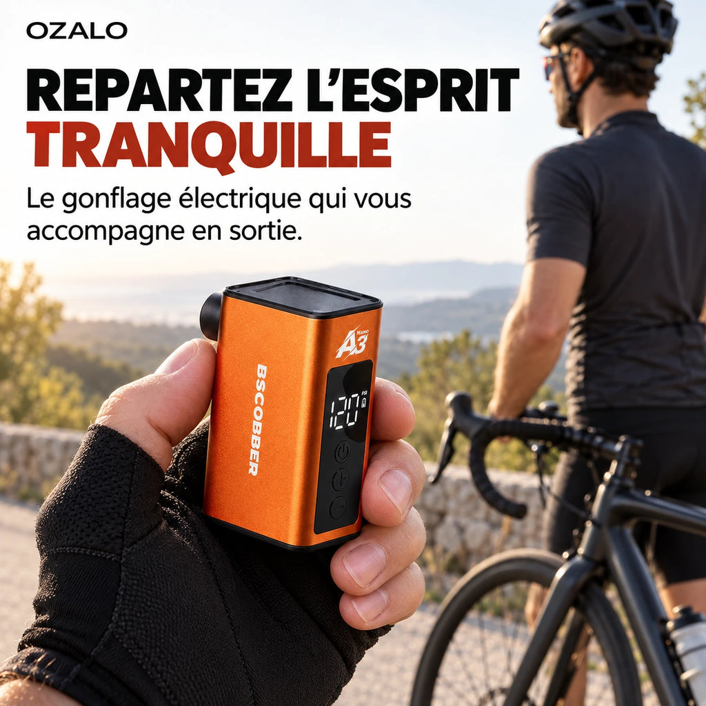 A3Nano – Repartez l’esprit tranquille avec le gonflage électrique