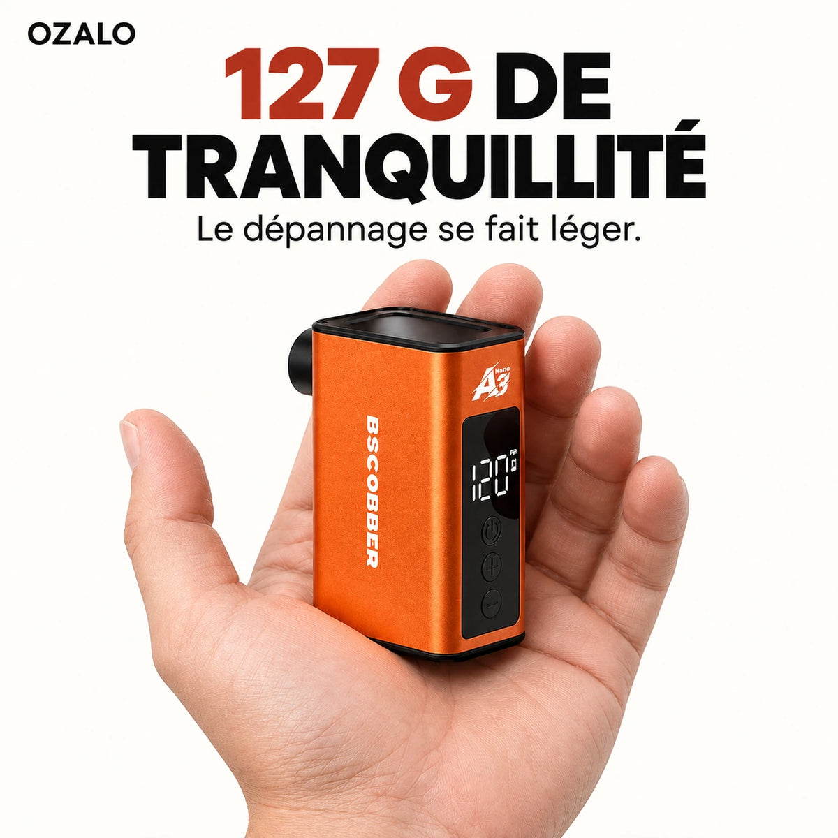 A3Nano – Poids de 127 g