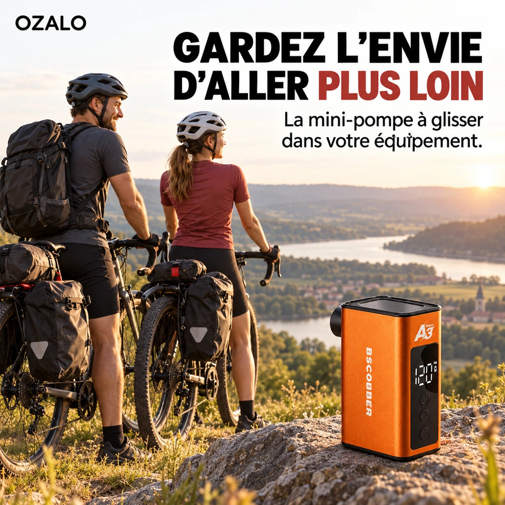A3Nano – Mini-pompe pour les sorties et voyages à vélo