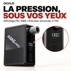 AM6 Pro – Affichage numérique PSI / BAR et précision annoncée ±1 PSI