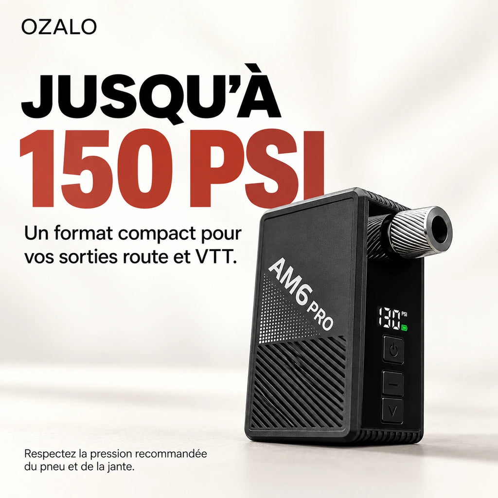 AM6 Pro – Pression maximale annoncée 150 PSI