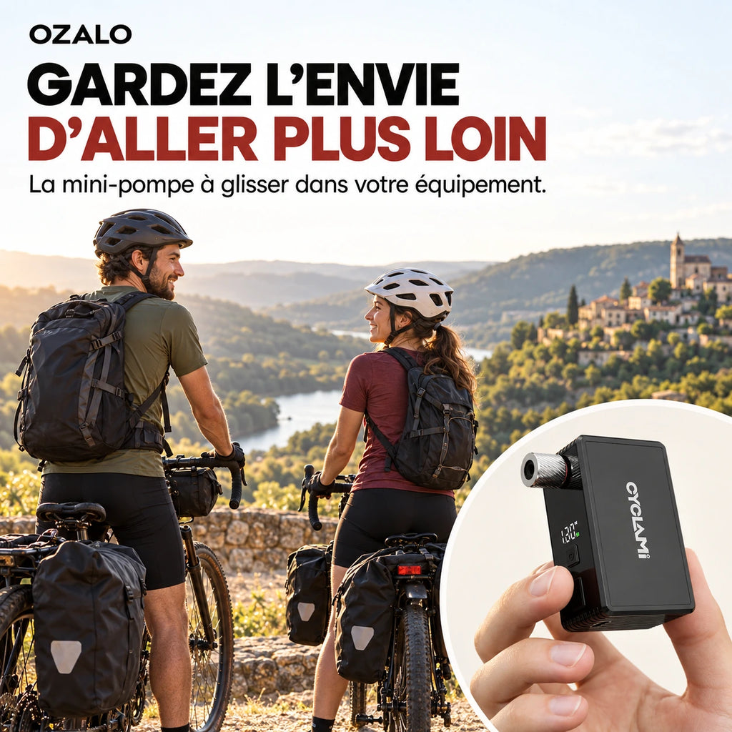 AM6 Pro – Une mini-pompe pour accompagner les sorties et voyages à vélo