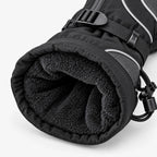Gants vélo grand froid — manchette longue, doublure polaire et imperméable