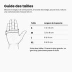 Gants vélo grand froid — manchette longue, doublure polaire et imperméable