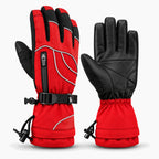 Gants vélo grand froid — manchette longue, doublure polaire et imperméable