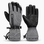 Gants vélo grand froid — manchette longue, doublure polaire et imperméable